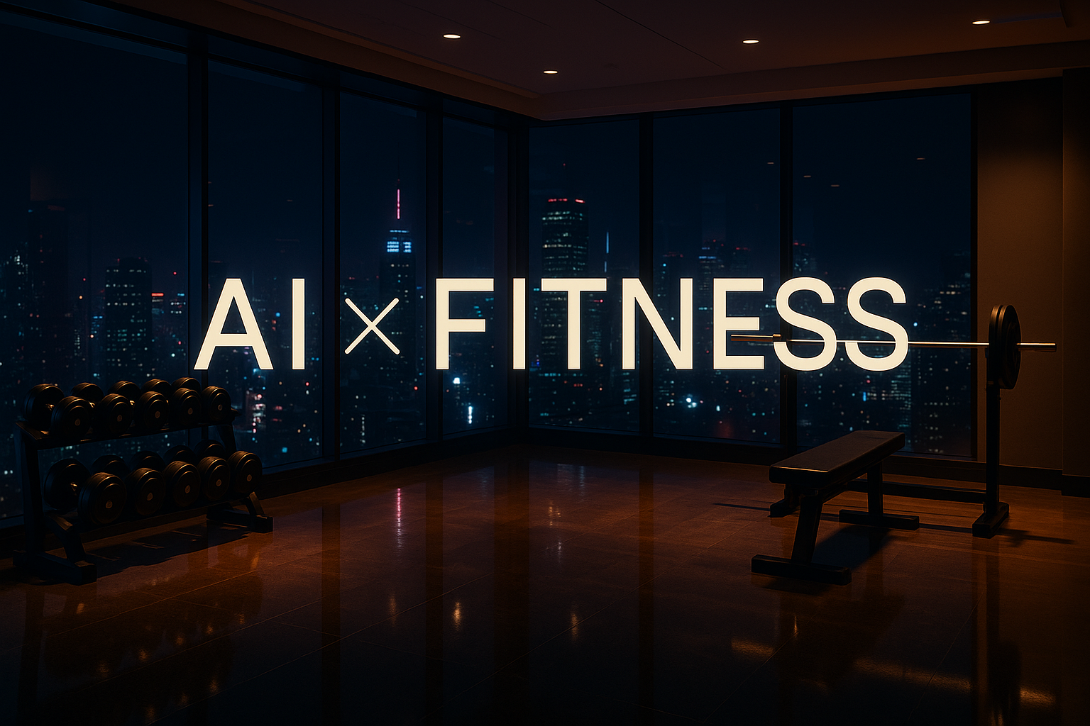 FitSync 夜景 ネオン